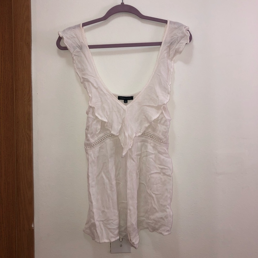 White Kendall & Kylie Romper